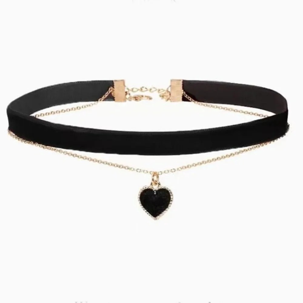 Colar Choker com Pingente de C - Layered Pendant Necklace Aesthetic avaliação e preço