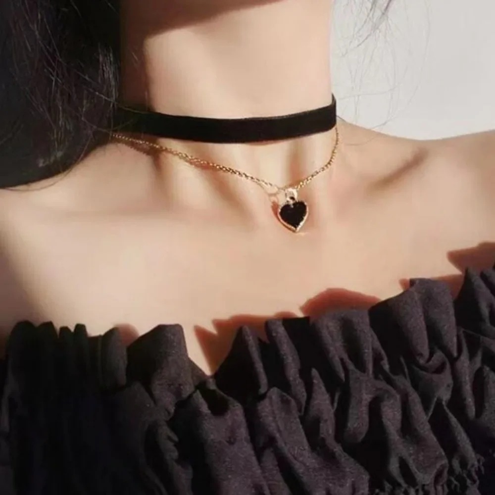 Colar Choker com Pingente de C - Layered Pendant Necklace Aesthetic avaliação e preço
