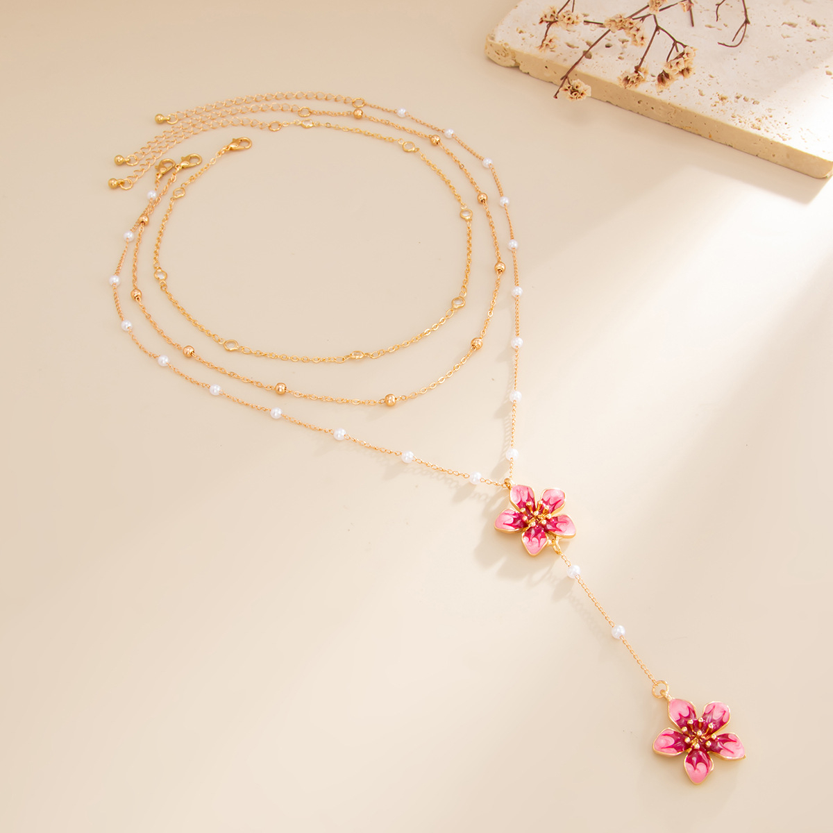 Colar Feminino Delicado e Eleg - Layered Pendant Necklace Aesthetic avaliação e preço