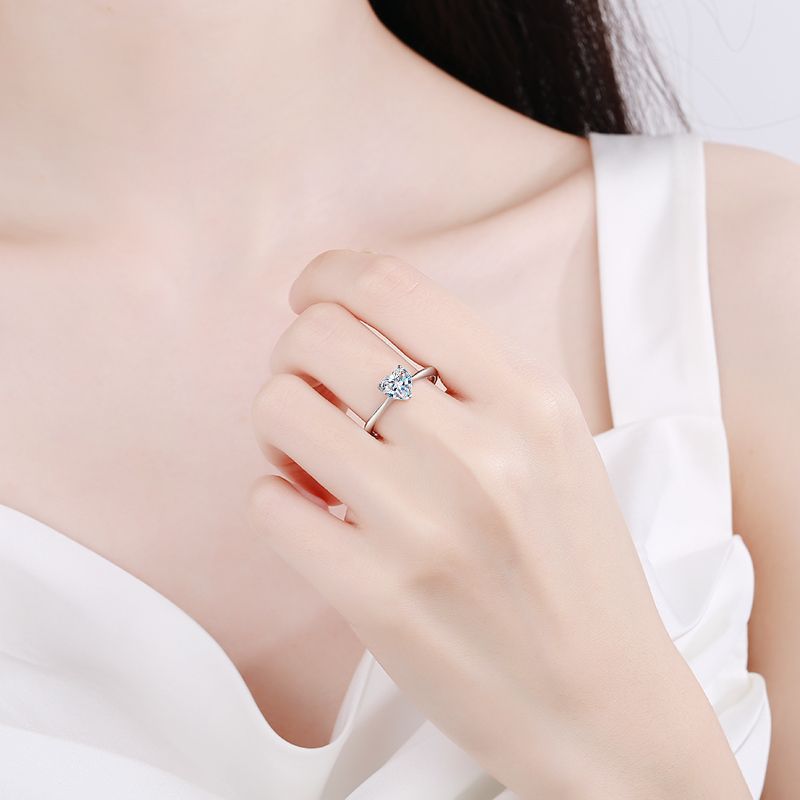 Anel de Moissanite LioraGem de - Moissanite Engagement Ring 1 Carat avaliação e preço