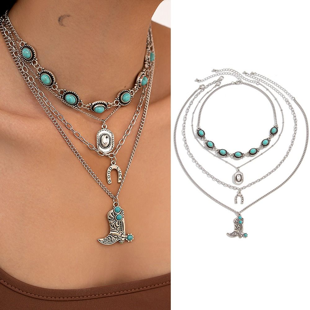 Colar Choker com Pingente de B - Layered Pendant Necklace Aesthetic avaliação e preço