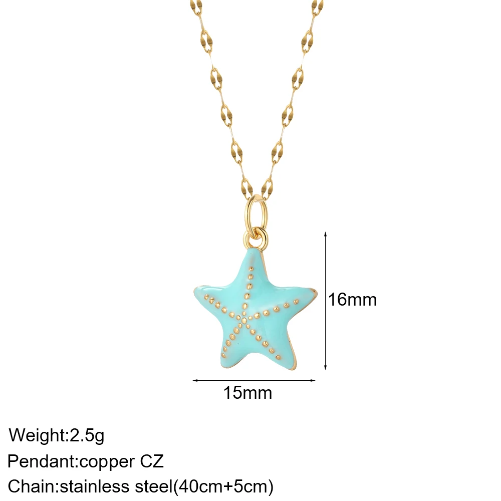 Bonito mar estrela concha diy  - Cross Pendant Necklace Gold avaliação e preço