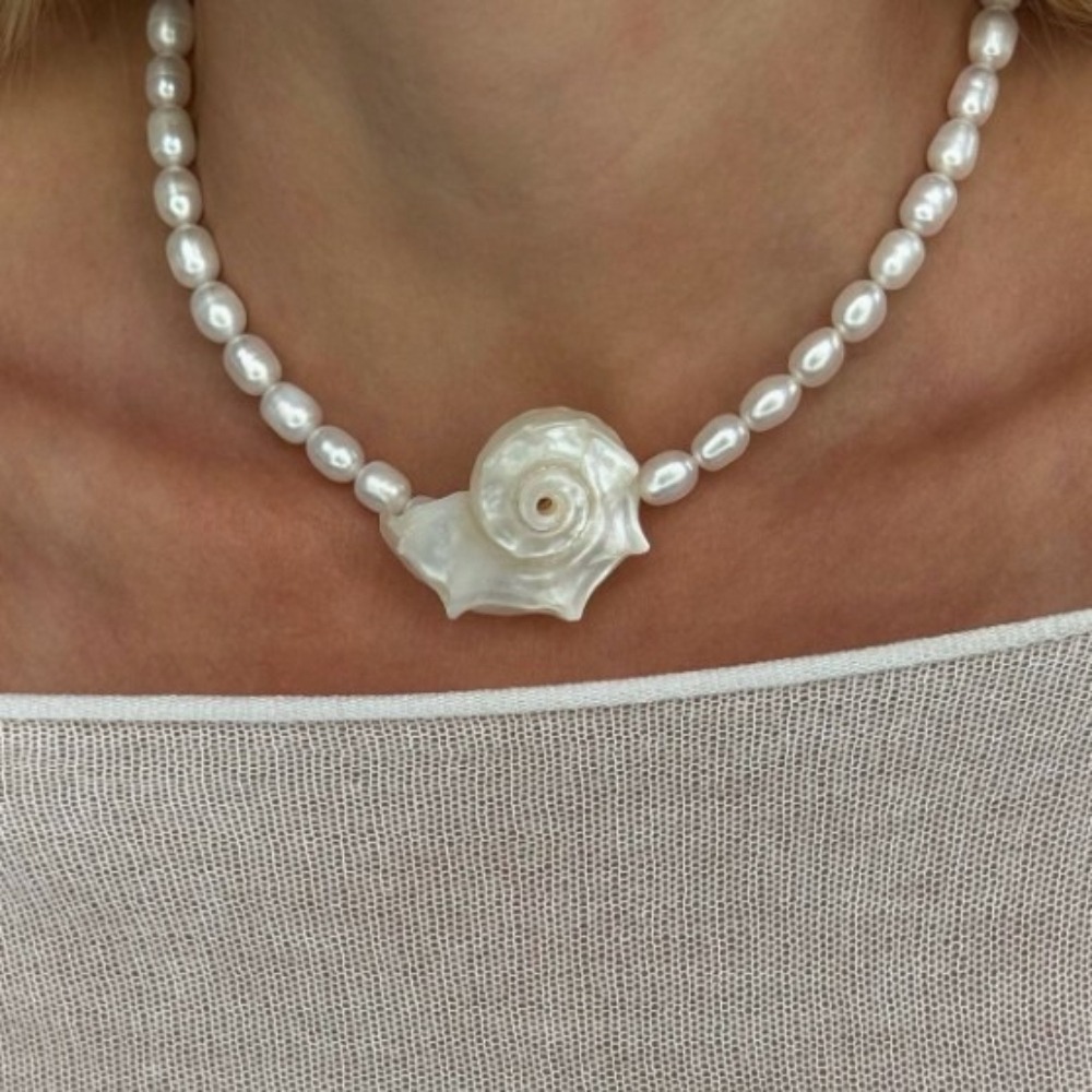 Colar vintage boêmio com pinge - Pearl Choker Necklace Vintage avaliação e preço