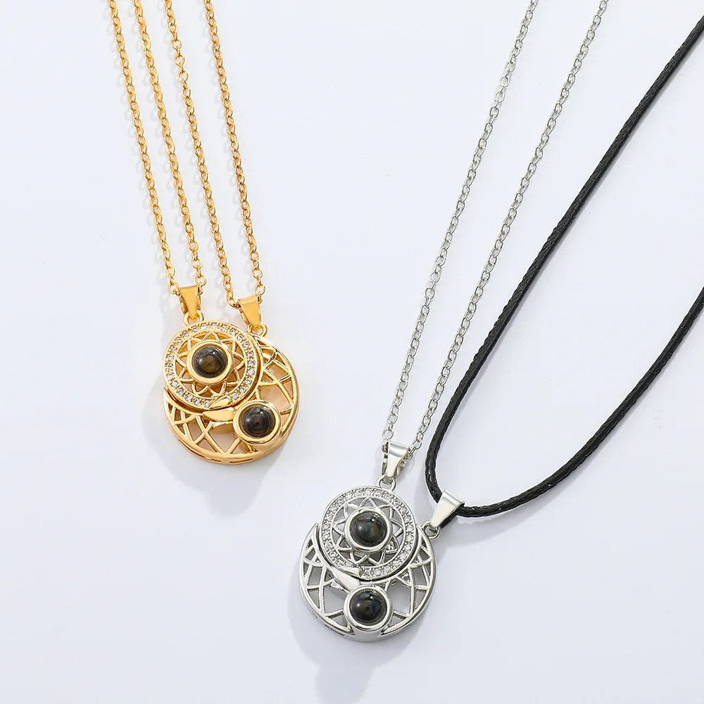 2 pçs casal magnético correspo - Magnetic Couple Matching Necklaces avaliação e preço
