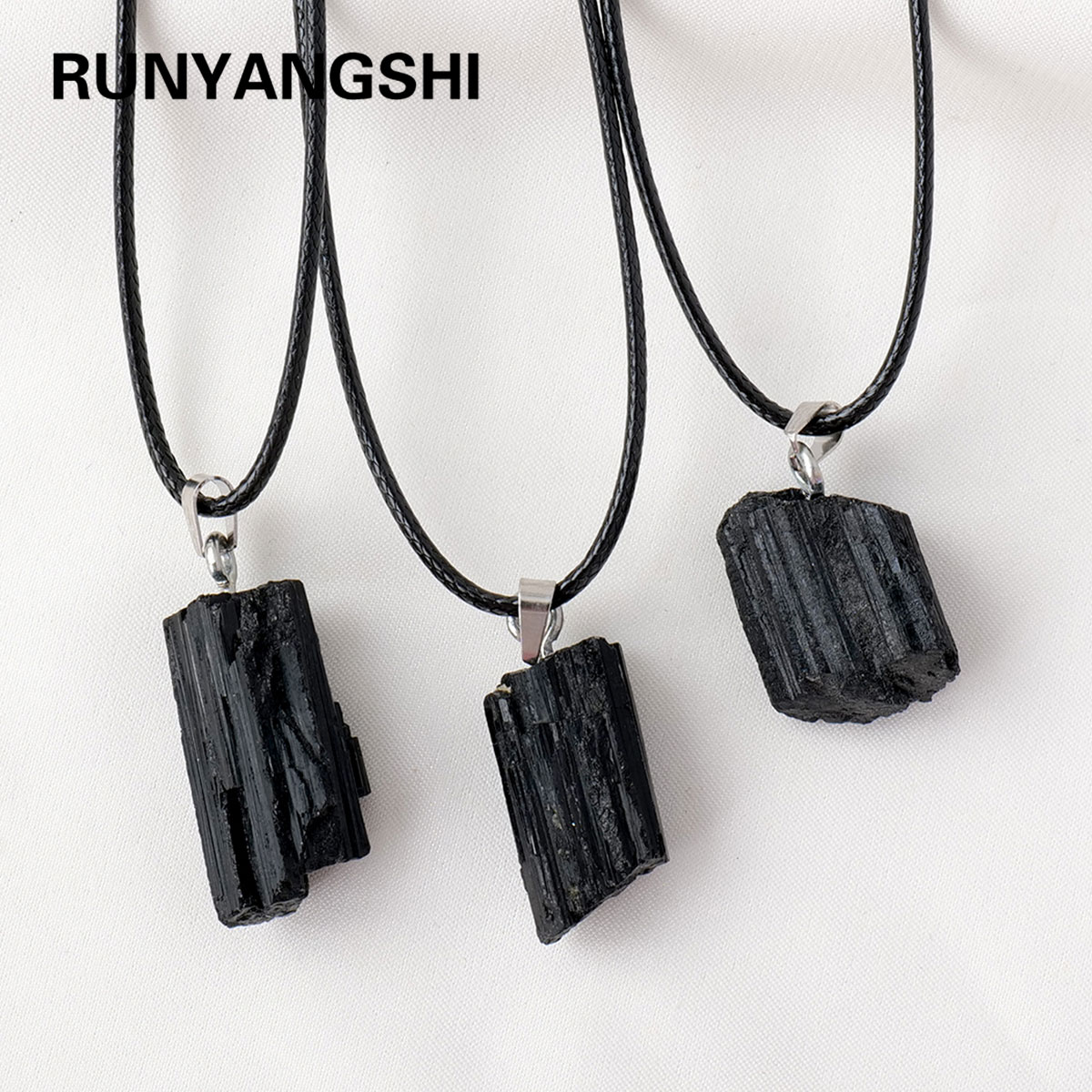1 peça de cristal natural turm - Crystal Pendant Necklace Natural Stone avaliação e preço