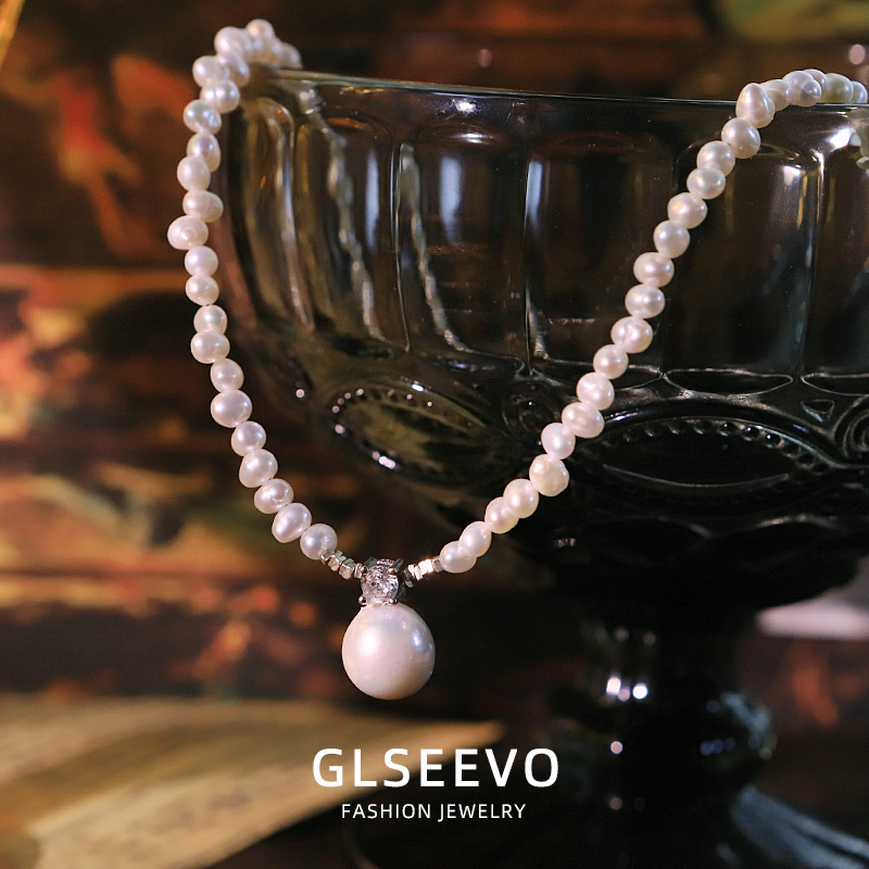Nova moda de água doce pérola  - Pearl Choker Necklace Vintage avaliação e preço