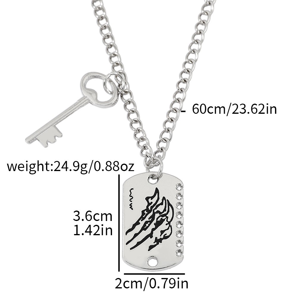 Colar de Moda para Casais Love - Anime Pendant Necklace avaliação e preço