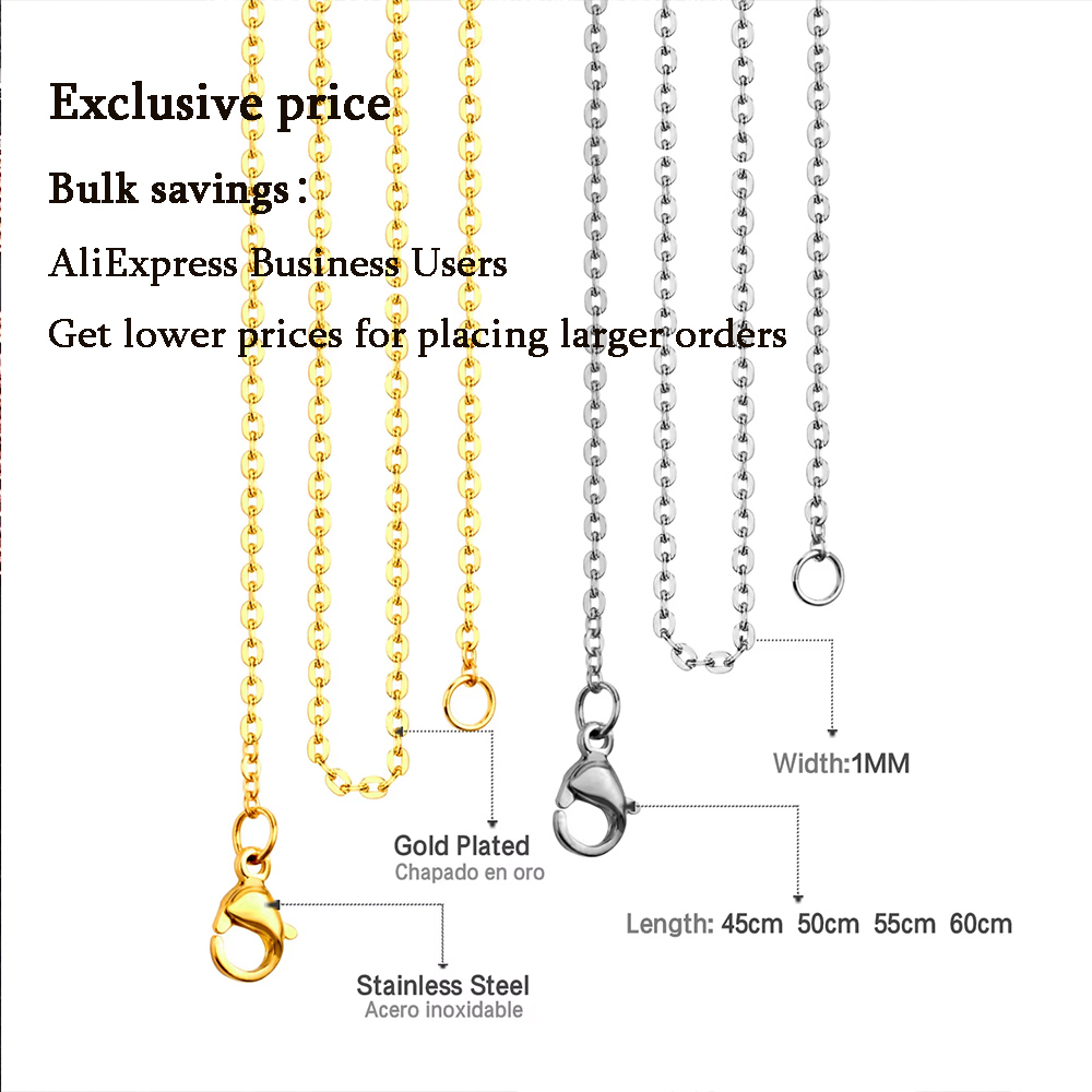 Luxusteel 1-2mm 1/10 pçs/lote  - Cuban Link Chain 12Mm avaliação e preço