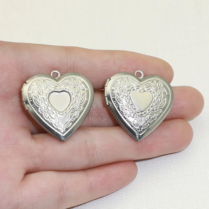 BoYuTe-316 Aço inoxidável Cora - Heart Locket Necklace Photo avaliação e preço