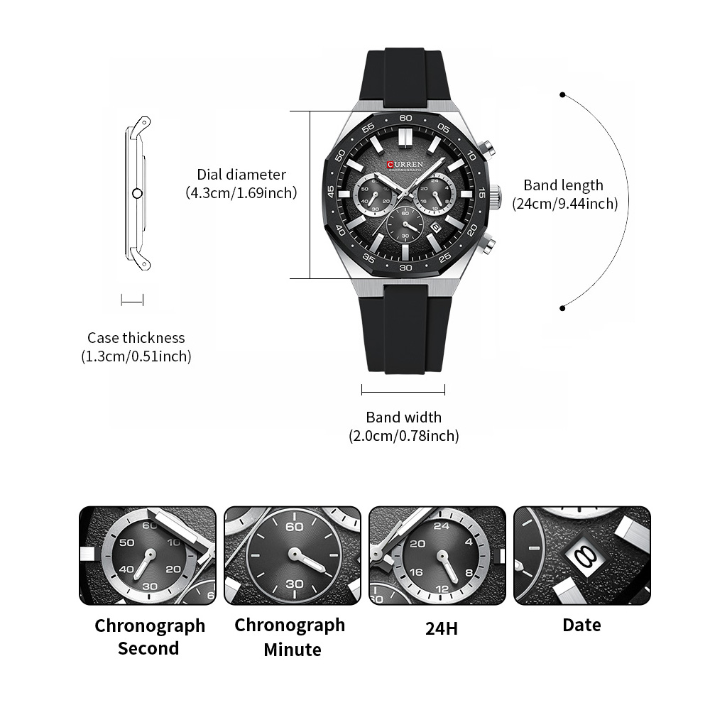 Relógio Esportivo Casual Mascu - Watch Accessories avaliação e preço