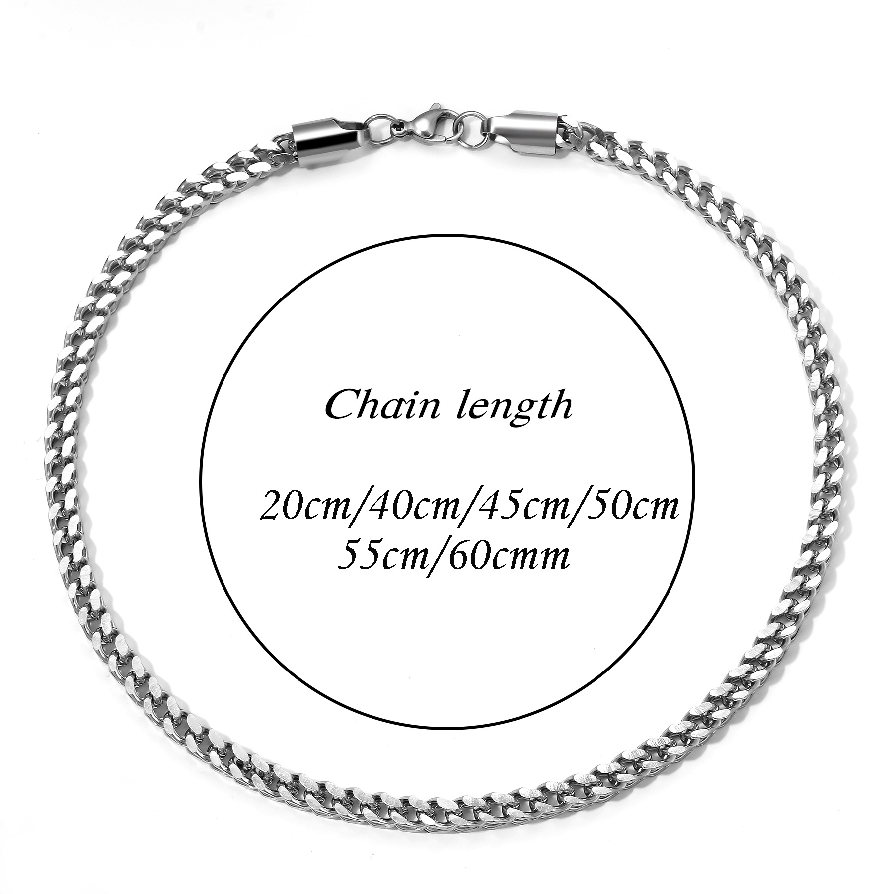 1 peça tamanho 3mm-5mm ouro/pr - Cuban Link Chain 12Mm avaliação e preço