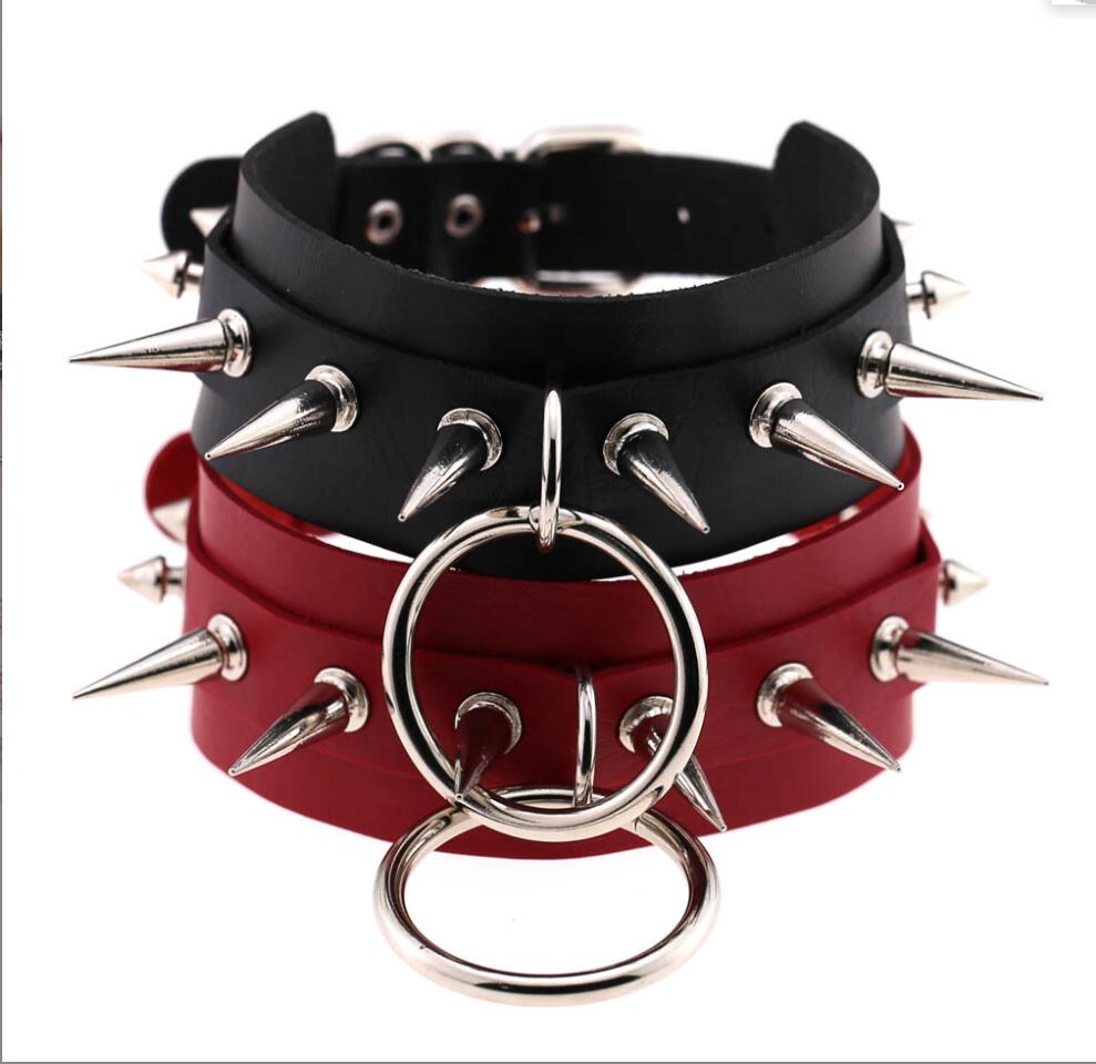 Long Spiked Gargantilha Punk C - Goth Punk Spike Choker avaliação e preço
