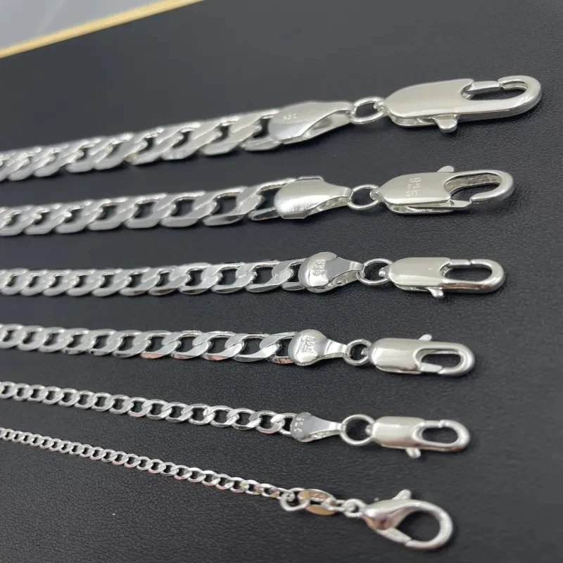 Colar de prata esterlina 925 m - Cuban Link Chain 12Mm avaliação e preço