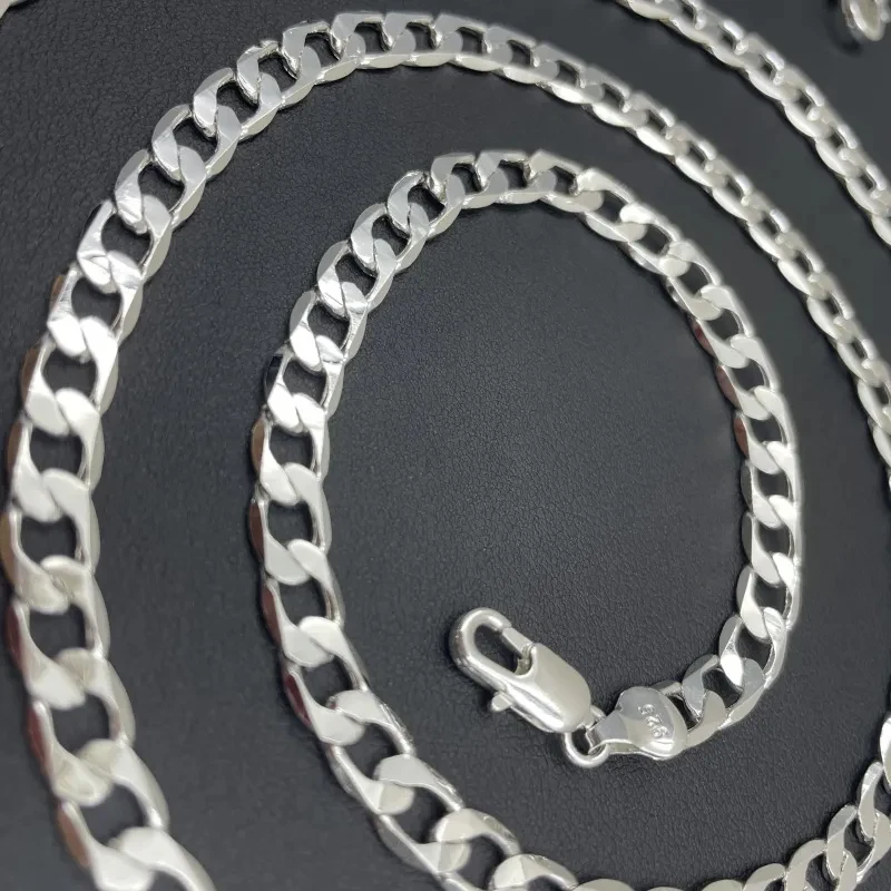 Colar de prata esterlina 925 m - Cuban Link Chain 12Mm avaliação e preço