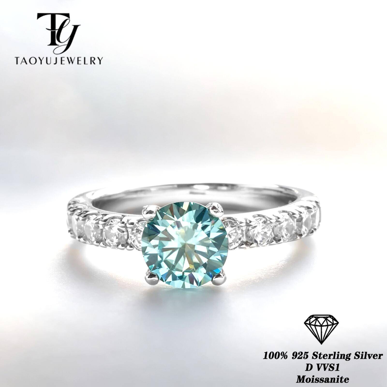 Anel Clássico de Moissanite Az - Moissanite Engagement Ring 1 Carat avaliação e preço