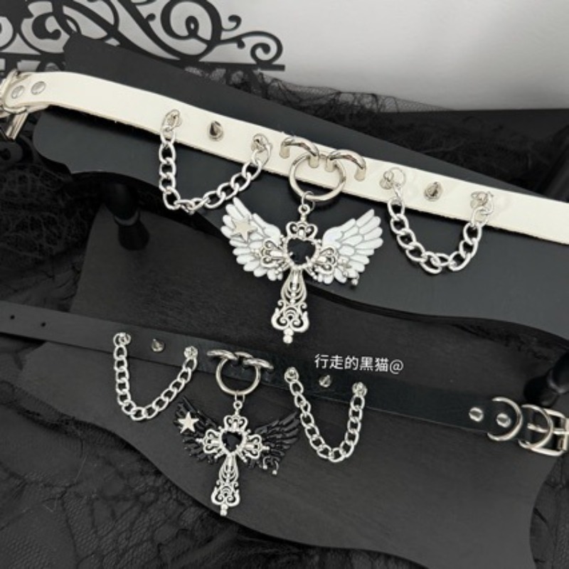 Colar Gótico Y2K Vintage Punk  - Layered Pendant Necklace Aesthetic avaliação e preço