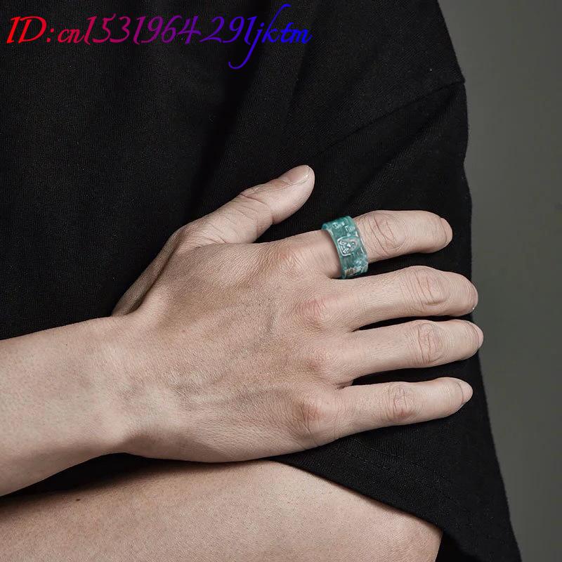Anel de Buda em Jadeíta Birman - Rings avaliação e preço