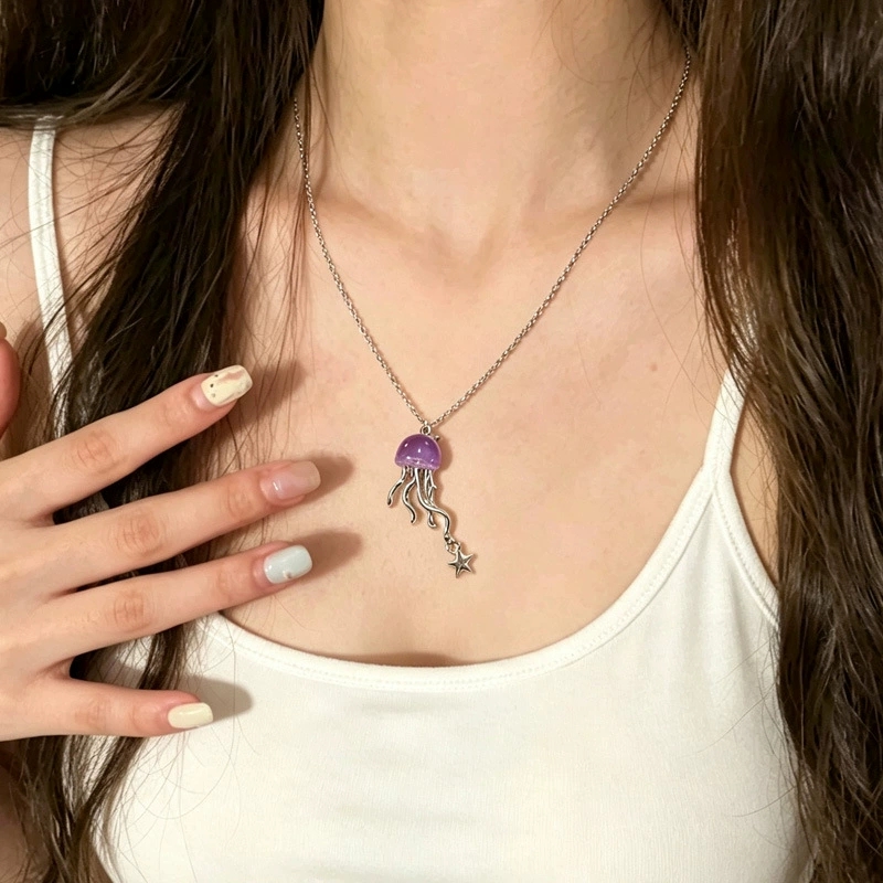 Conjunto de Colar Choker Duplo - Layered Pendant Necklace Aesthetic avaliação e preço