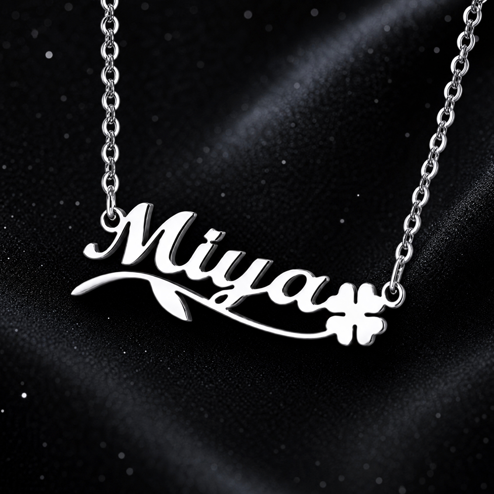 Colar com nome de borboleta pe - Custom Name Necklace Stainless Steel avaliação e preço