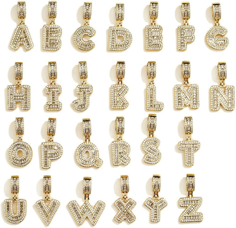 Real 18K Gold Plating Carta In - Initial Letter Necklace 18K Gold avaliação e preço