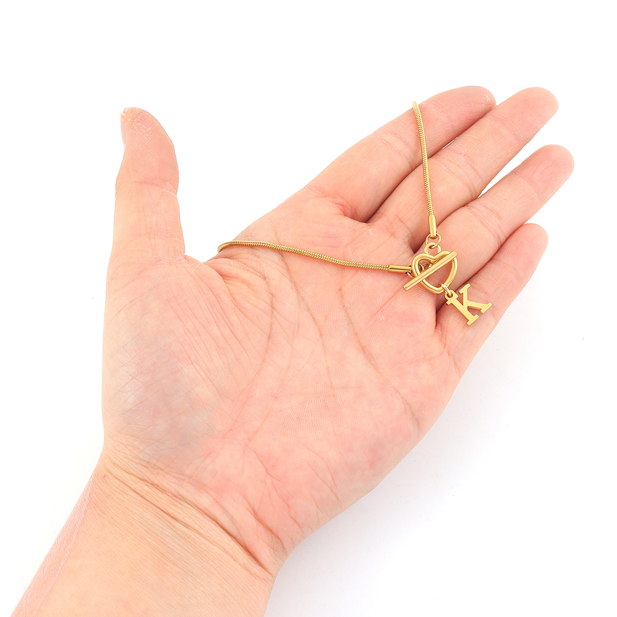 Colar com Pingente de Coração  - Initial Letter Necklace 18K Gold avaliação e preço
