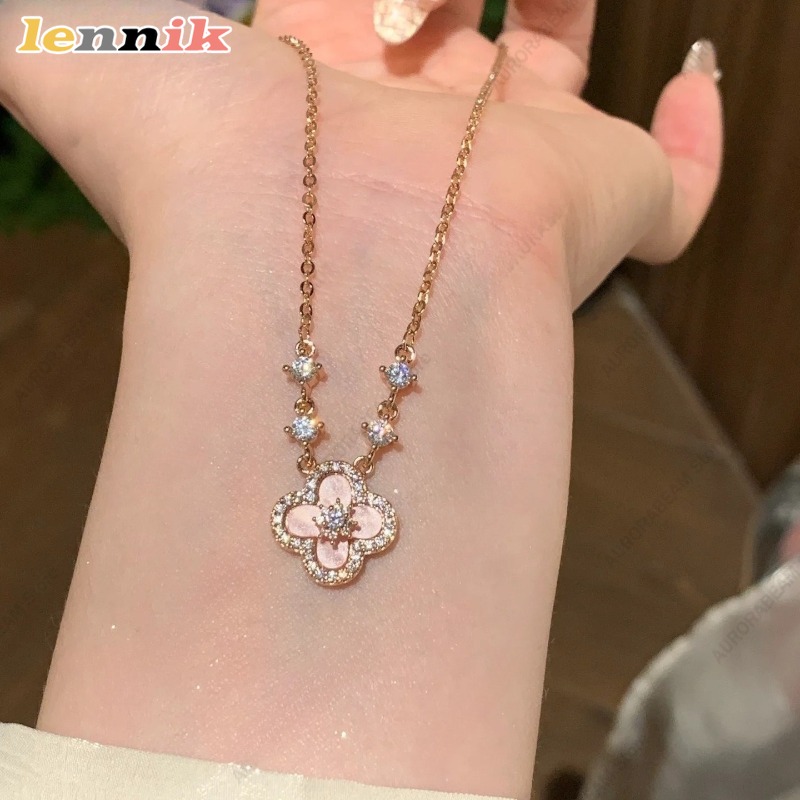 Colar de concha rosa, pingente - Layered Pendant Necklace Aesthetic avaliação e preço