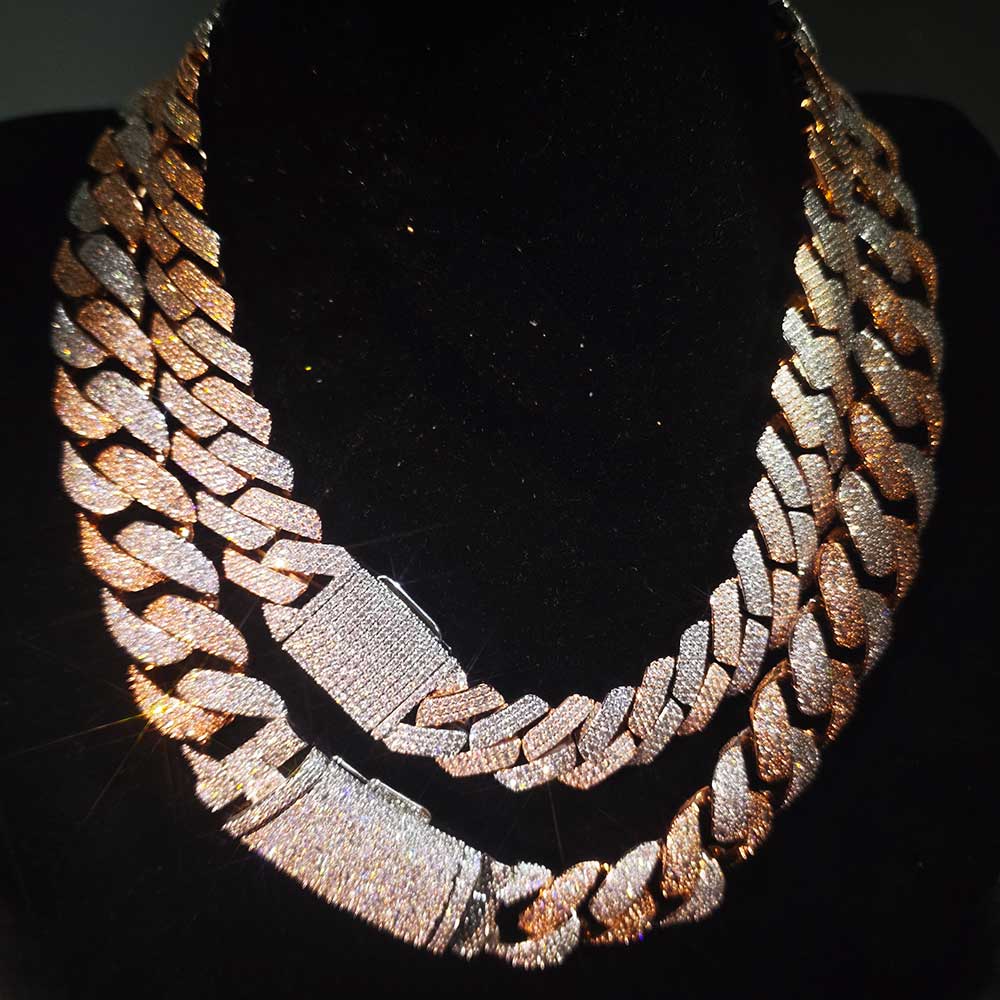 Colar Nuoya de Corrente Mosaic - Cuban Link Chain 12Mm avaliação e preço