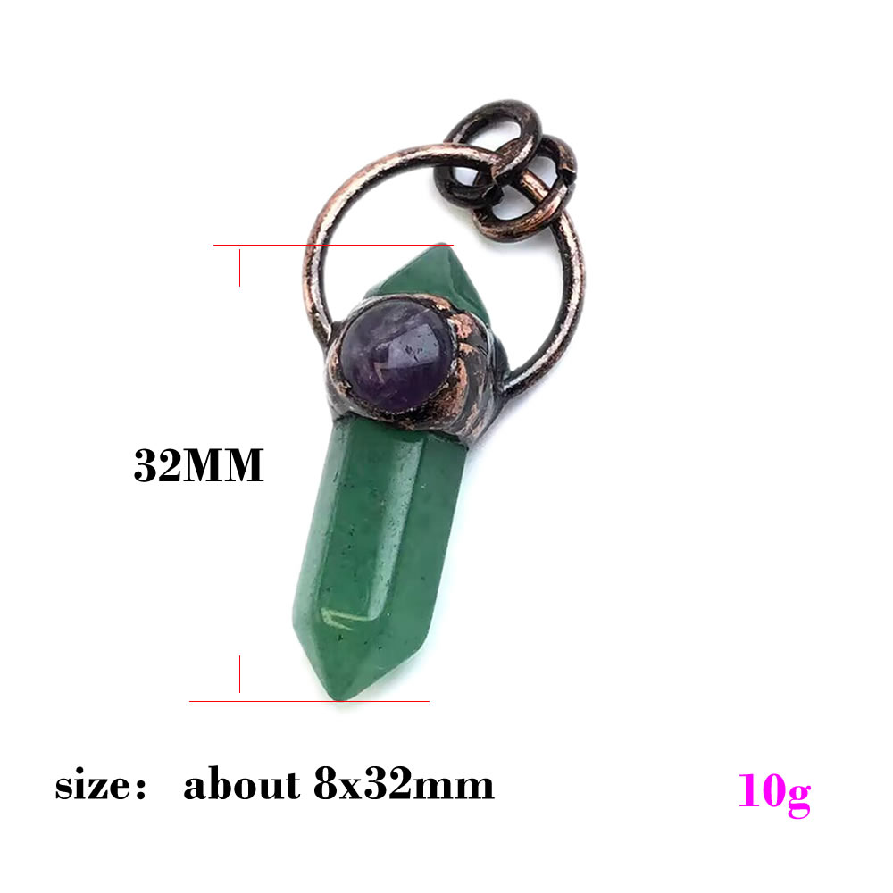 Pingentes de Cristal de Quartz - Crystal Pendant Necklace Natural Stone avaliação e preço